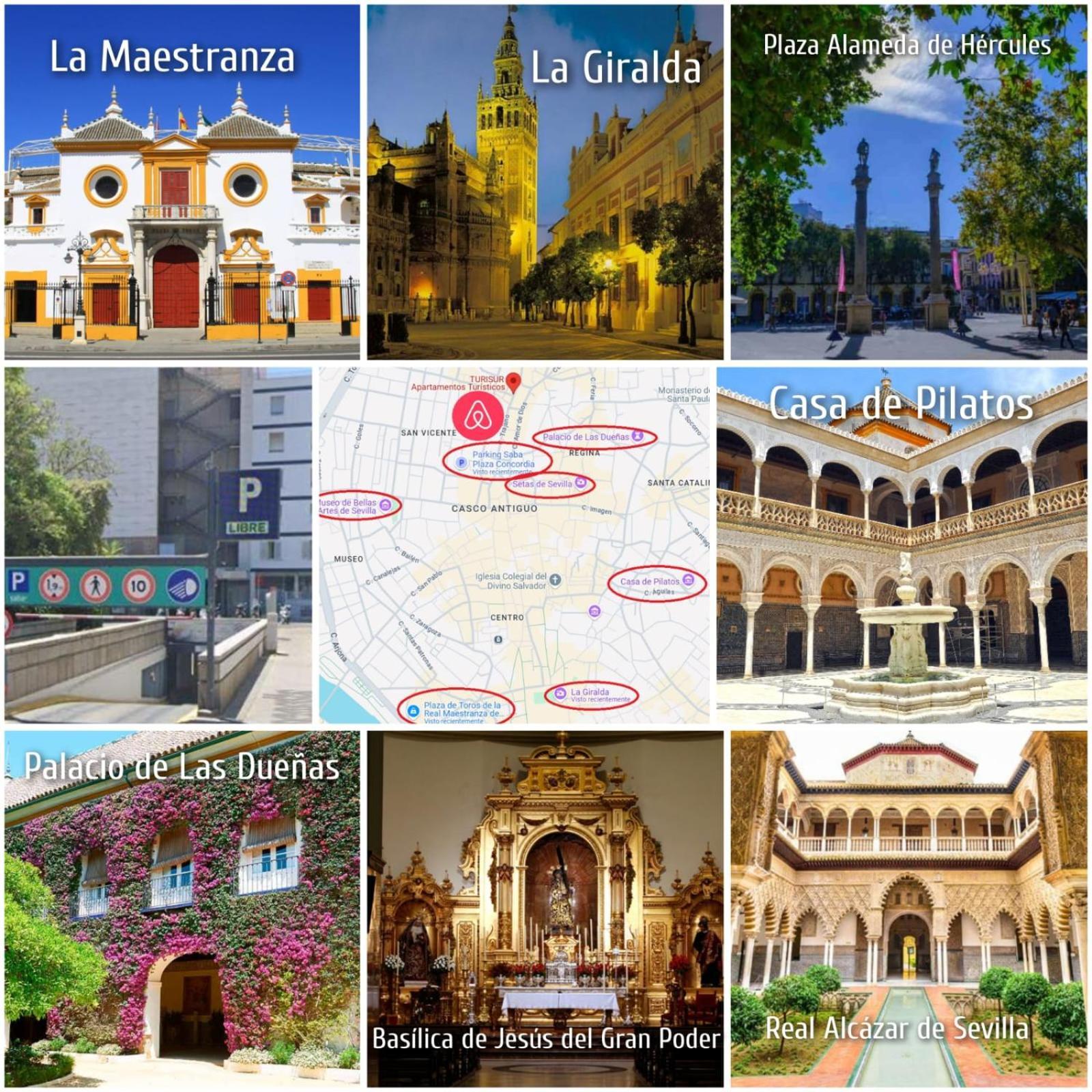Apartamento En Sevilla Centro Con Vistas A La Plaza Alameda De Hercules - Hasta 7 Personas מראה חיצוני תמונה
